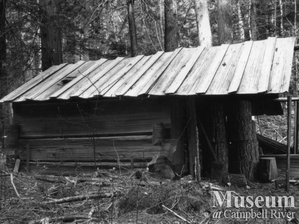 One of August Schnarr’s trapping cabins
