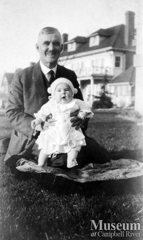 W.E. Anderson with his grandson Edward McAllister