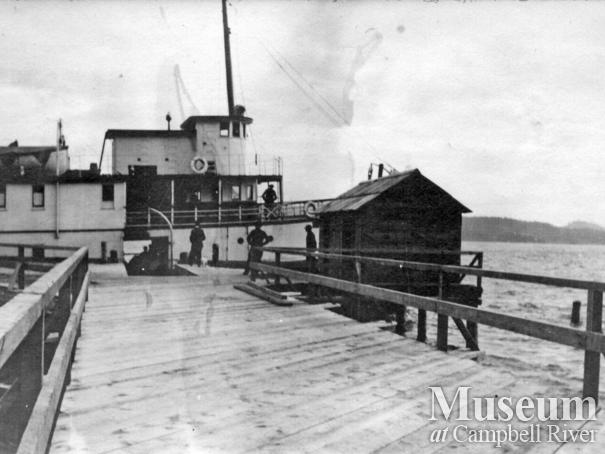 Steamship at the Wharf on Mary Island