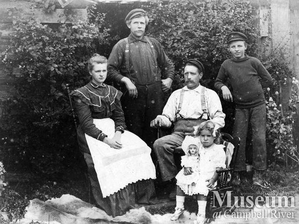 The Hansen family of Port Neville, B.C. 