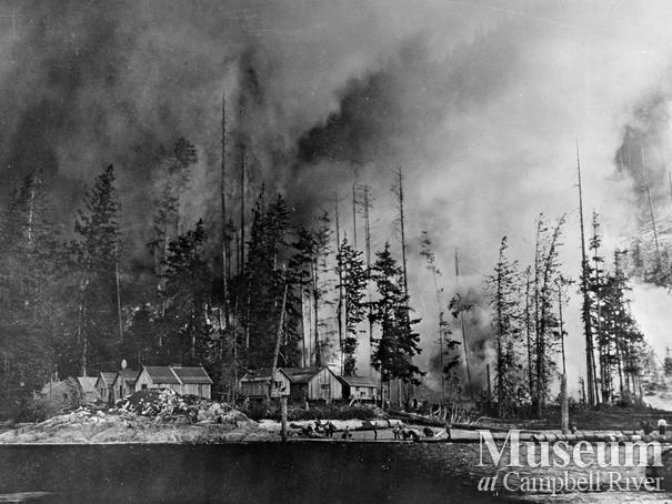 The Port Neville forest fire