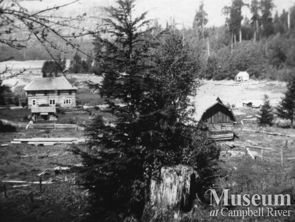 View of Hans Hansen's Ranch at Port Neville, B.C.
